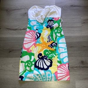 Lilly Pulitzer Chiquita Bonita strapless dress 00